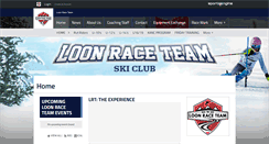 Desktop Screenshot of loonraceteam.com